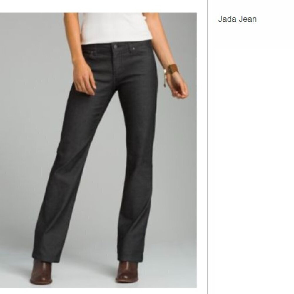 prAna Women's Jada Jean, Denim Solid,  2 Regular